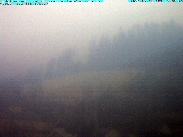 Archived image Webcam Ludwigsstadt, north of Rennsteig