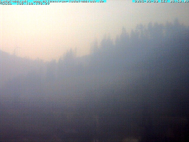 Archiv Foto Webcam Ludwigsstadt nördlich des Rennsteigs