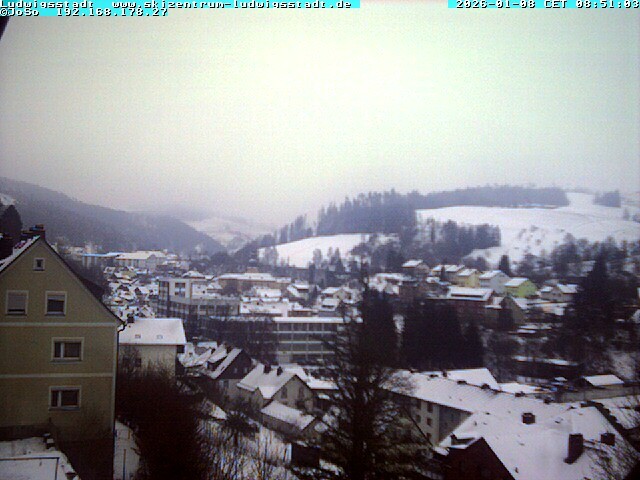 Archiv Foto Webcam Ludwigsstadt Blick auf die Stadt