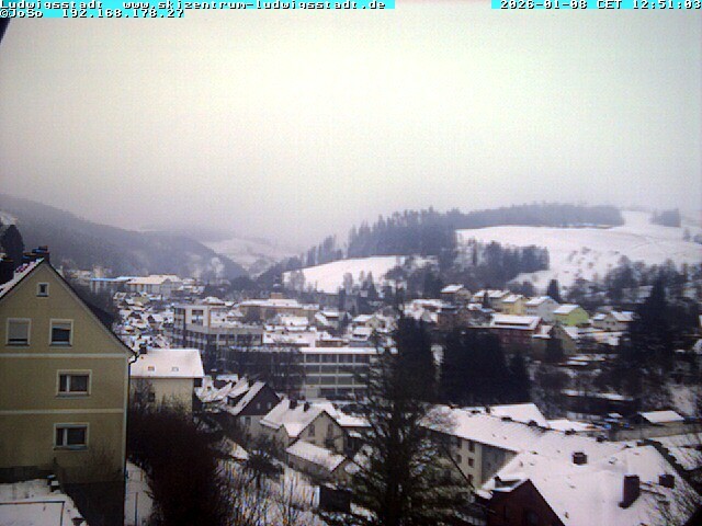 Archiv Foto Webcam Ludwigsstadt Blick auf die Stadt