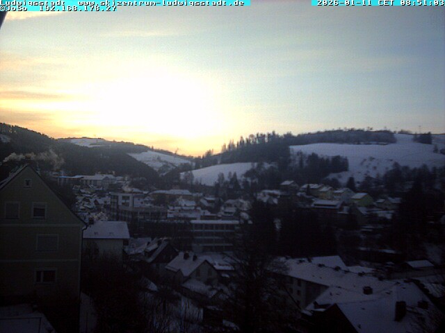 Archiv Foto Webcam Ludwigsstadt Blick auf die Stadt