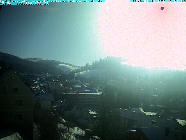 Archiv Foto Webcam Ludwigsstadt Blick auf die Stadt