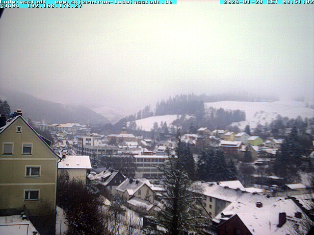 Archiv Foto Webcam Ludwigsstadt Blick auf die Stadt