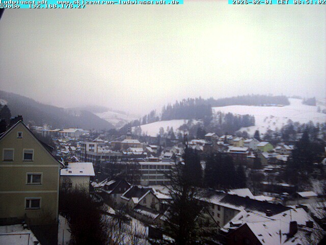 Archiv Foto Webcam Ludwigsstadt Blick auf die Stadt