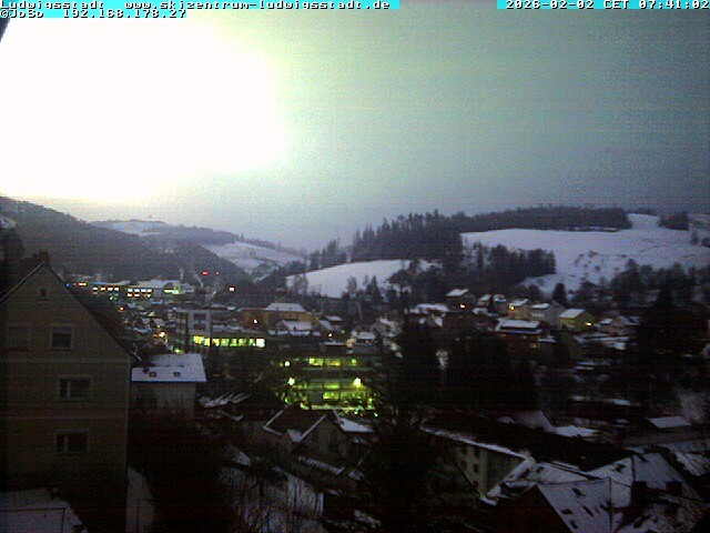 Archiv Foto Webcam Ludwigsstadt Blick auf die Stadt