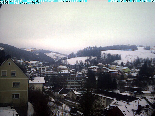 Archiv Foto Webcam Ludwigsstadt Blick auf die Stadt