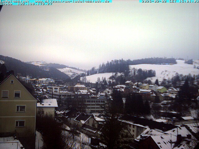 Archiv Foto Webcam Ludwigsstadt Blick auf die Stadt