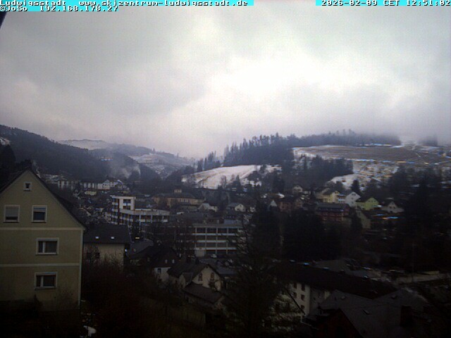 Archiv Foto Webcam Ludwigsstadt Blick auf die Stadt