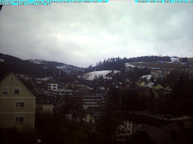 Archiv Foto Webcam Ludwigsstadt Blick auf die Stadt