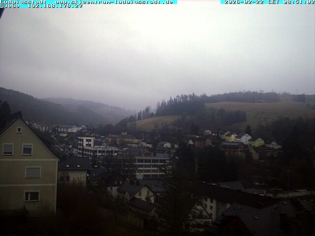 Archiv Foto Webcam Ludwigsstadt Blick auf die Stadt