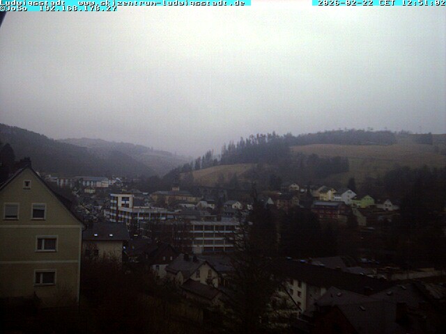 Archiv Foto Webcam Ludwigsstadt Blick auf die Stadt
