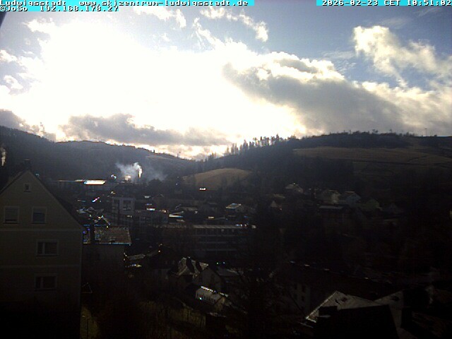 Archiv Foto Webcam Ludwigsstadt Blick auf die Stadt