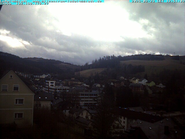 Archiv Foto Webcam Ludwigsstadt Blick auf die Stadt