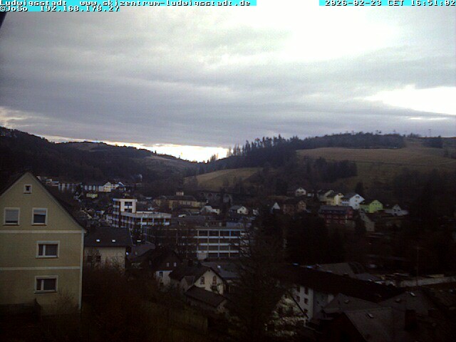 Archiv Foto Webcam Ludwigsstadt Blick auf die Stadt
