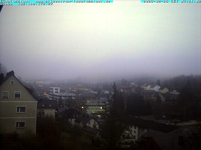 Archived image Webcam Ludwigsstadt View over the town