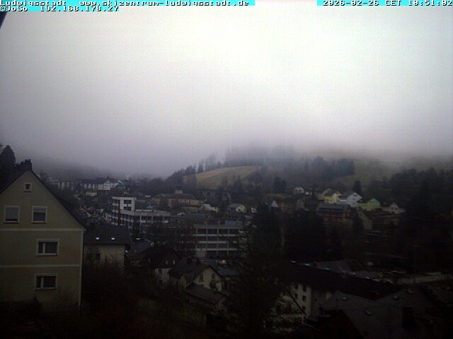 Archived image Webcam Ludwigsstadt View over the town