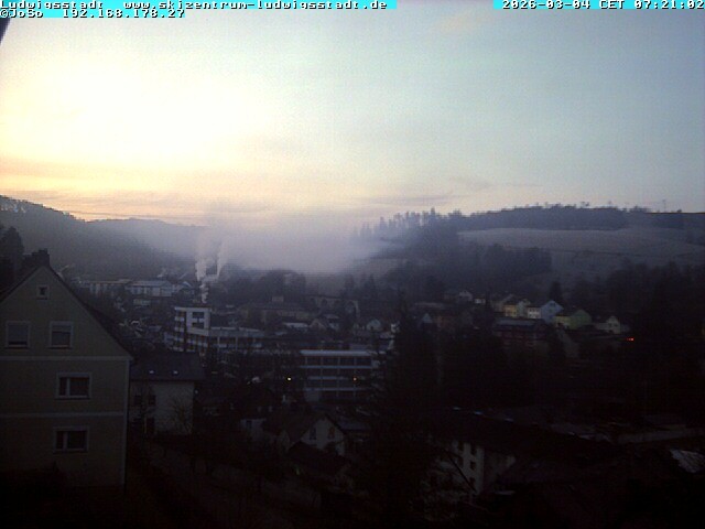 Archiv Foto Webcam Ludwigsstadt Blick auf die Stadt