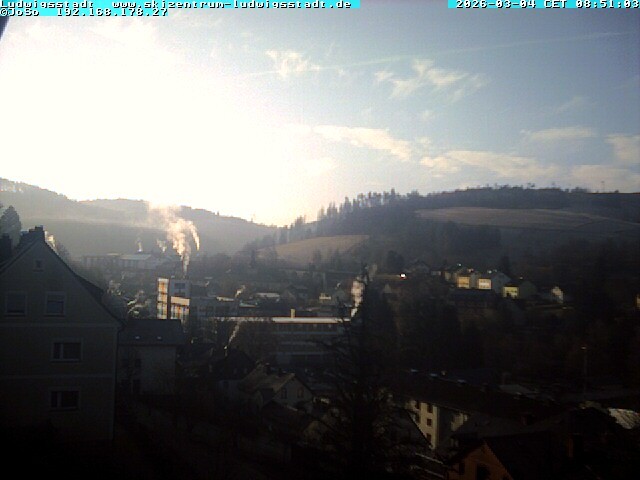 Archiv Foto Webcam Ludwigsstadt Blick auf die Stadt