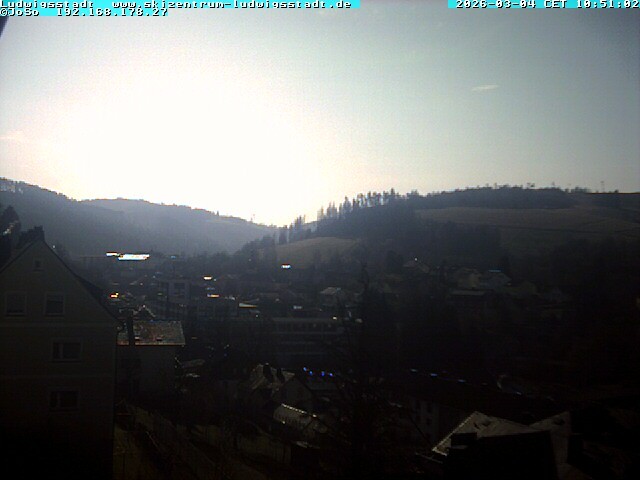 Archiv Foto Webcam Ludwigsstadt Blick auf die Stadt