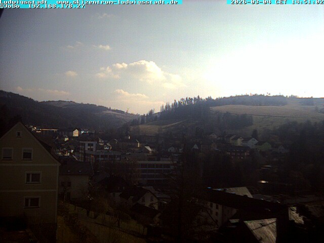 Archiv Foto Webcam Ludwigsstadt Blick auf die Stadt