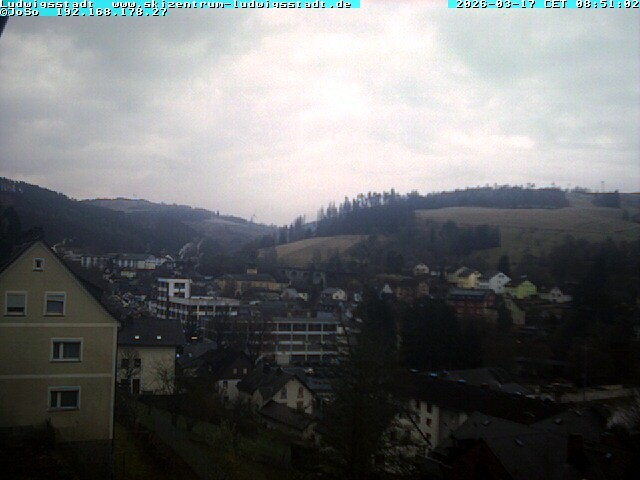 Archiv Foto Webcam Ludwigsstadt Blick auf die Stadt