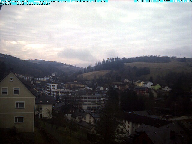 Archiv Foto Webcam Ludwigsstadt Blick auf die Stadt