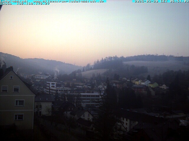 Archiv Foto Webcam Ludwigsstadt Blick auf die Stadt