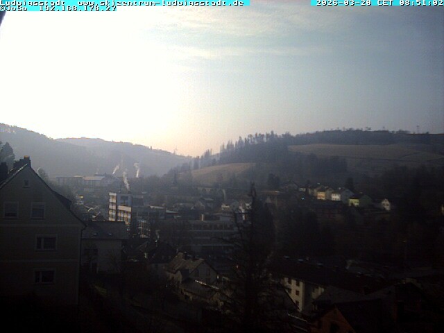 Archiv Foto Webcam Ludwigsstadt Blick auf die Stadt