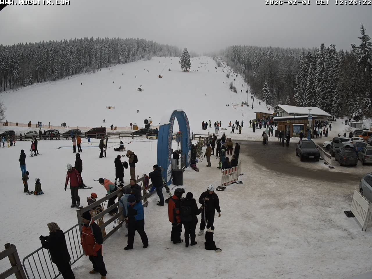 Archived image Webcam Mehlmeisel, Fichtel Mountains