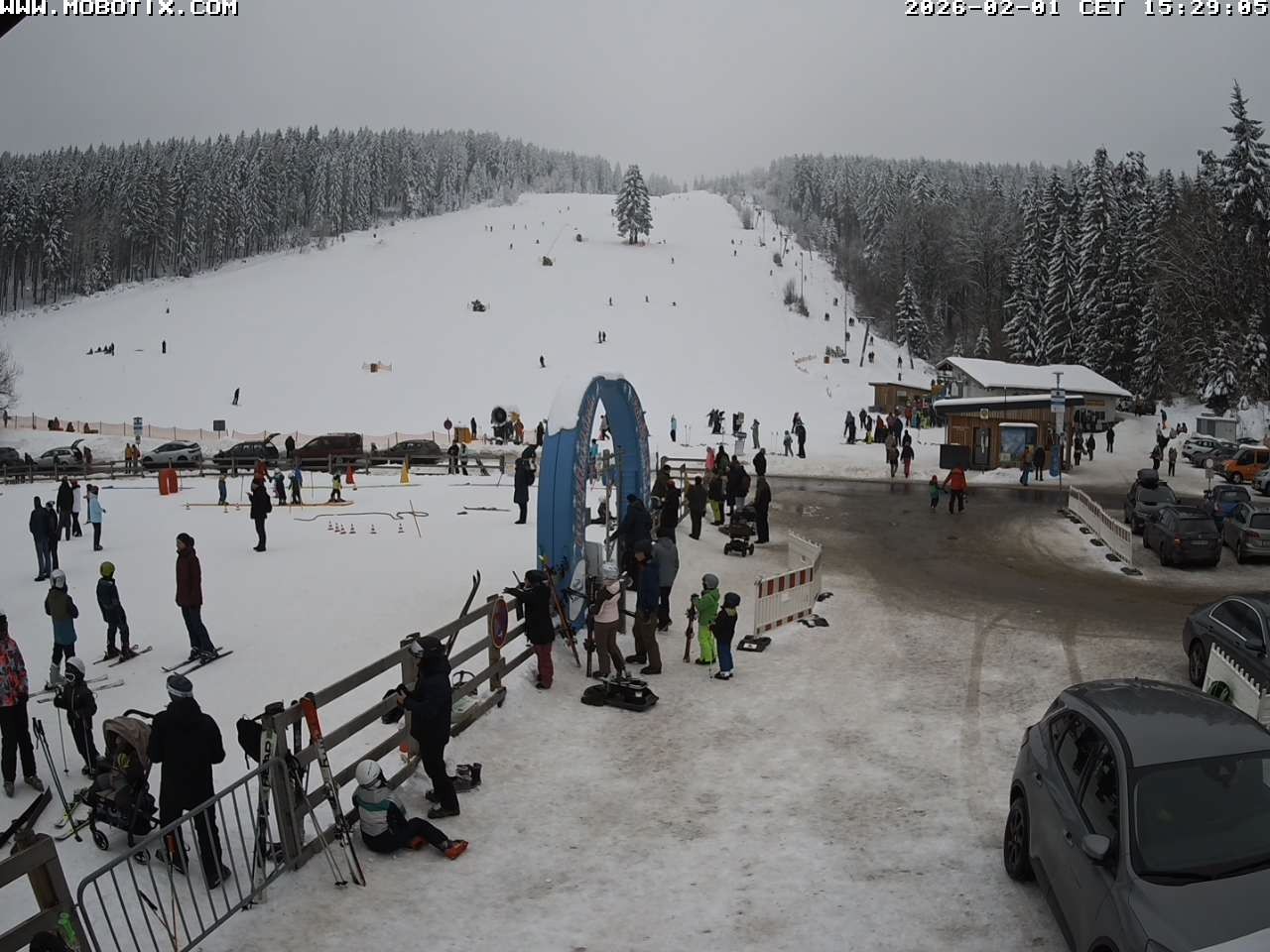 Archived image Webcam Mehlmeisel, Fichtel Mountains