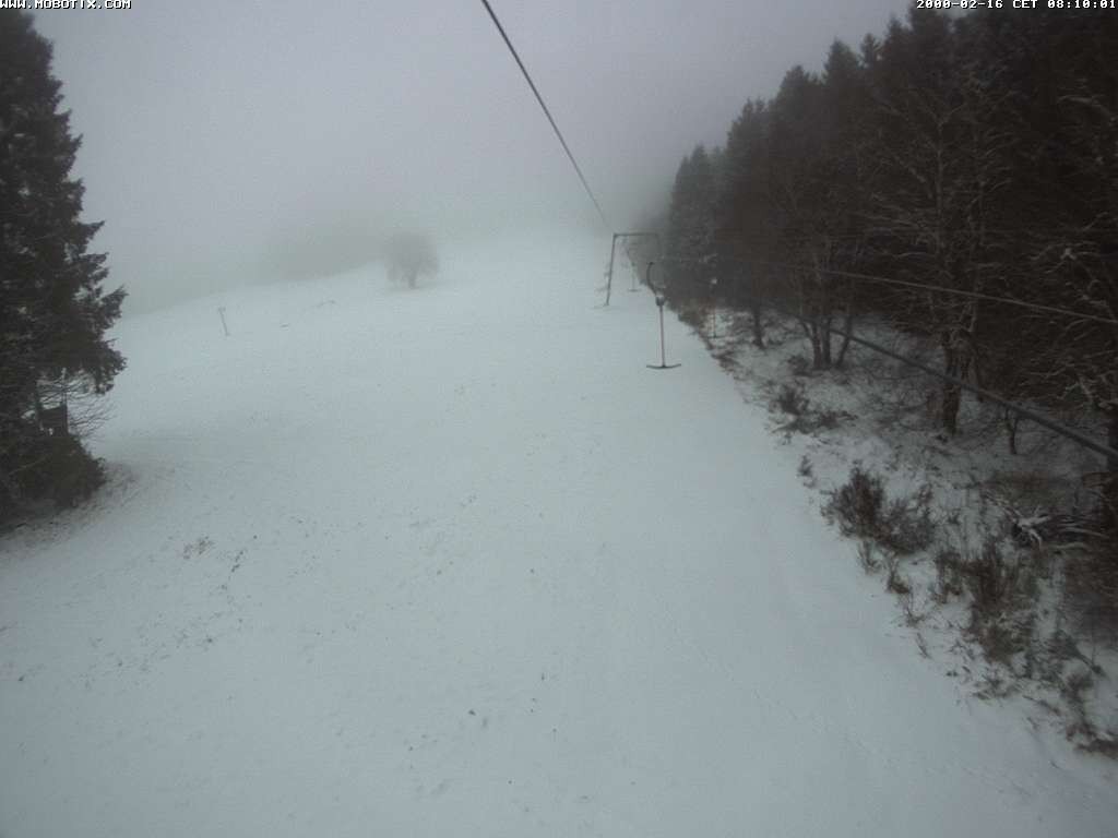 Archived image Webcam Eschenberglifte Niedersfeld the slope