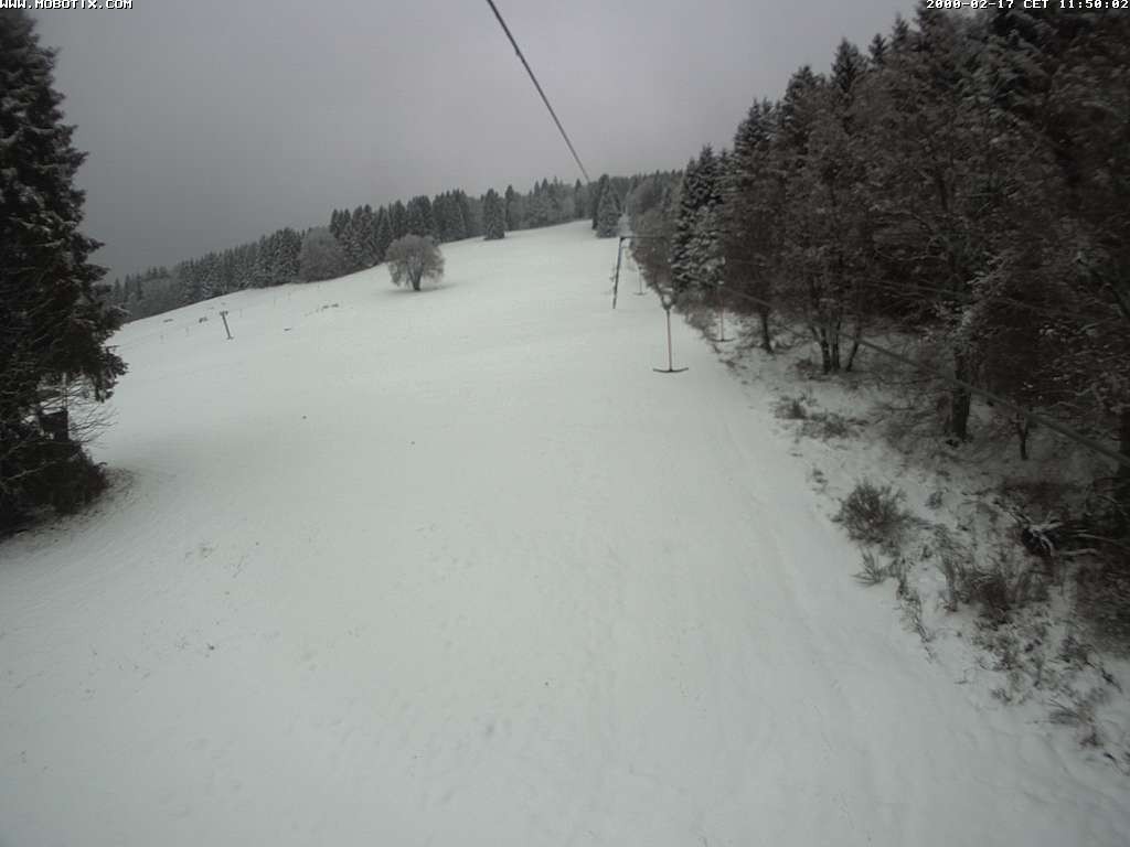 Archived image Webcam Eschenberglifte Niedersfeld the slope