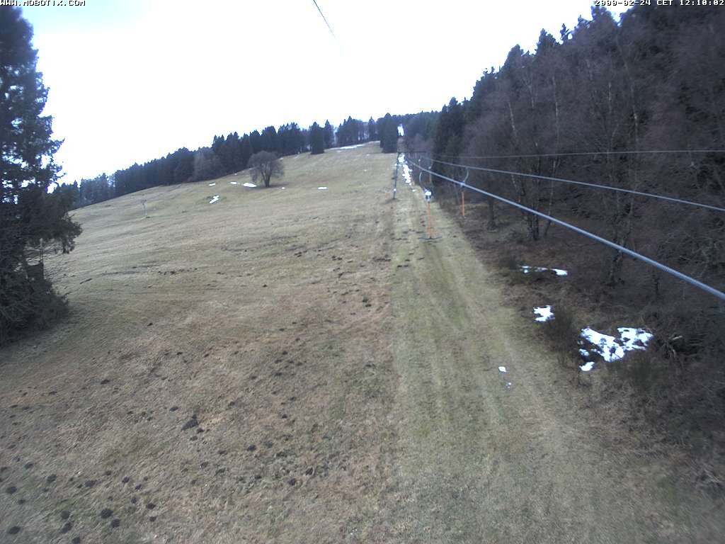 Archiv Foto Webcam Eschenberglifte Niedersfeld Blick auf die Piste