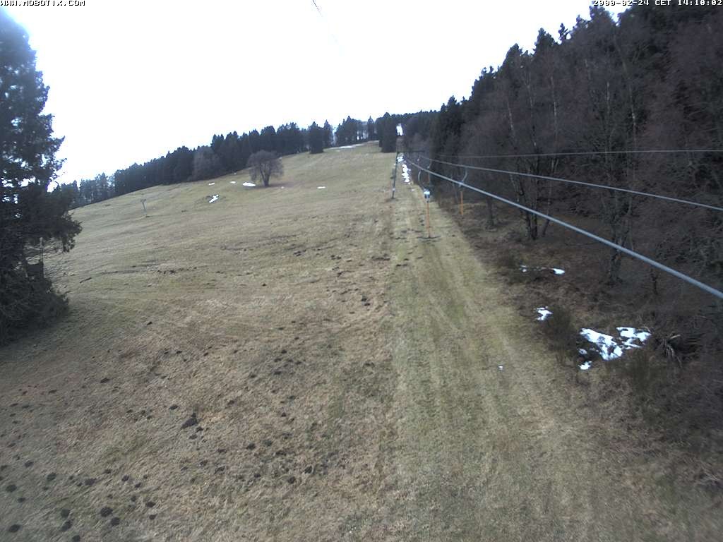 Archiv Foto Webcam Eschenberglifte Niedersfeld Blick auf die Piste