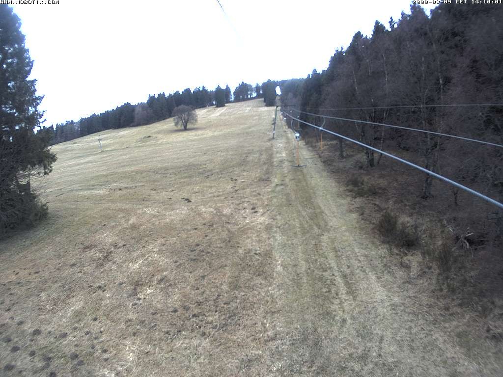 Archiv Foto Webcam Eschenberglifte Niedersfeld Blick auf die Piste