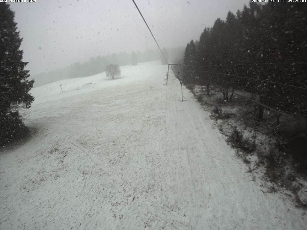 Archiv Foto Webcam Eschenberglifte Niedersfeld Blick auf die Piste