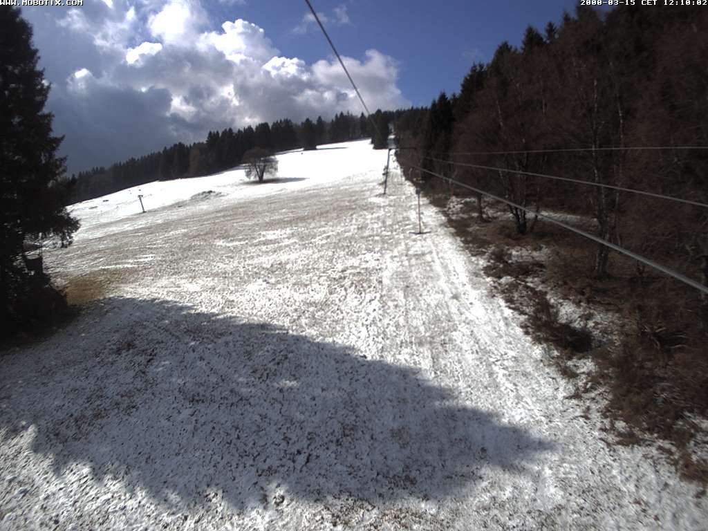 Archiv Foto Webcam Eschenberglifte Niedersfeld Blick auf die Piste