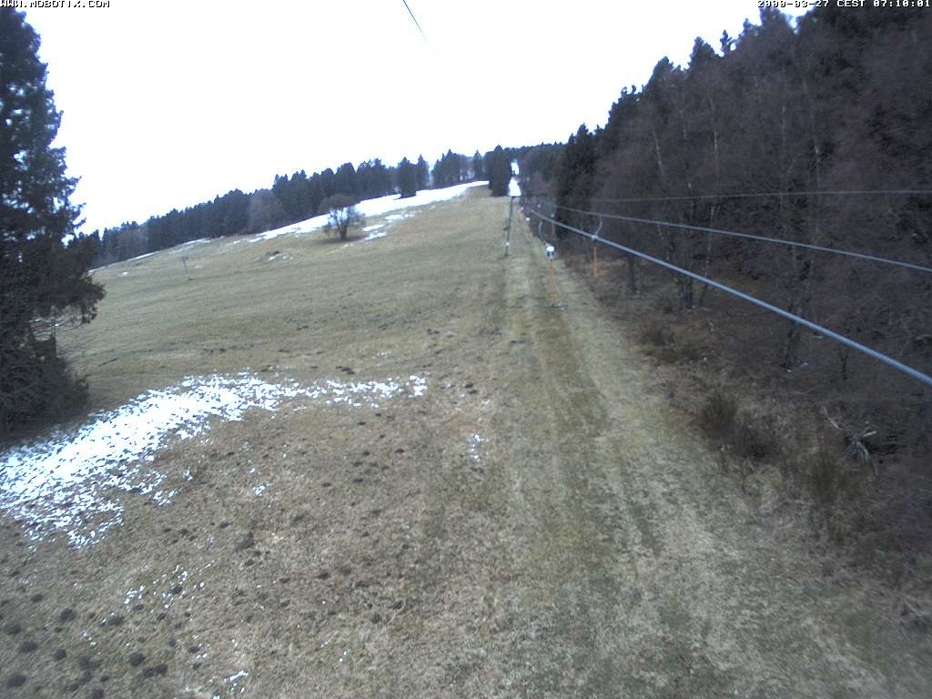 Archiv Foto Webcam Eschenberglifte Niedersfeld Blick auf die Piste