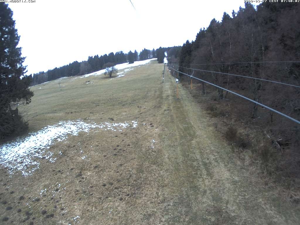 Archiv Foto Webcam Eschenberglifte Niedersfeld Blick auf die Piste