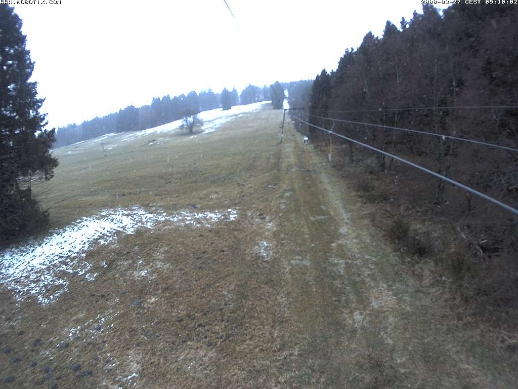Archiv Foto Webcam Eschenberglifte Niedersfeld Blick auf die Piste