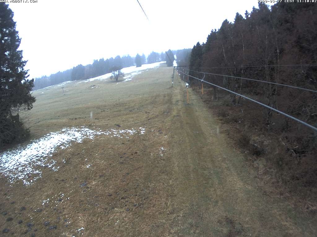 Archived image Webcam Eschenberglifte Niedersfeld the slope