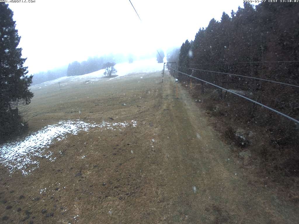 Archived image Webcam Eschenberglifte Niedersfeld the slope