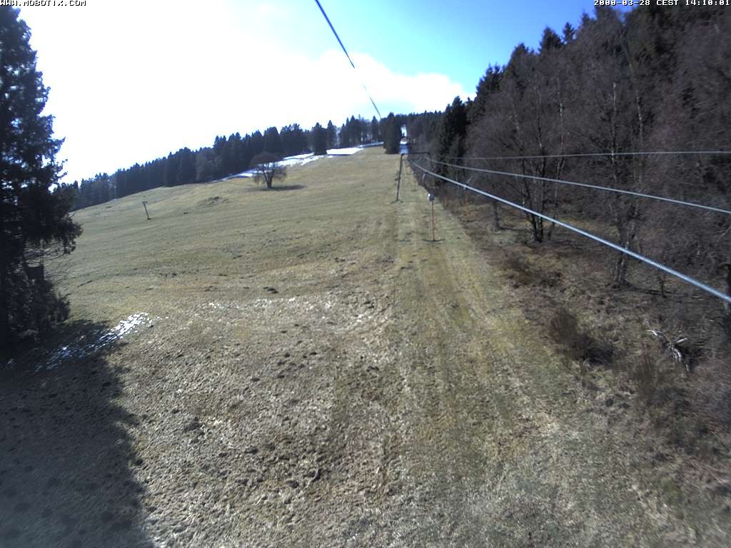 Archiv Foto Webcam Eschenberglifte Niedersfeld Blick auf die Piste