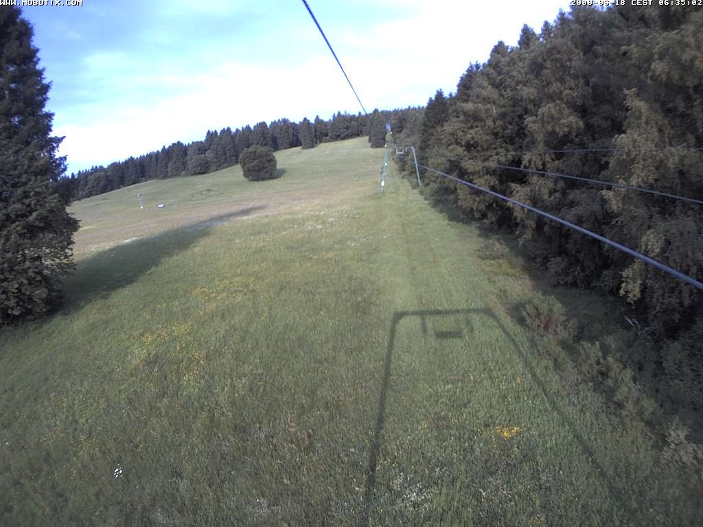 Archiv Foto Webcam Eschenberglifte Niedersfeld Blick auf die Piste