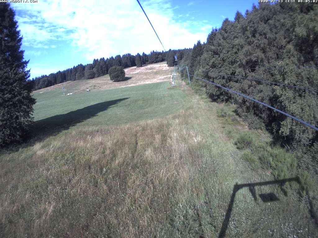 Archiv Foto Webcam Eschenberglifte Niedersfeld Blick auf die Piste