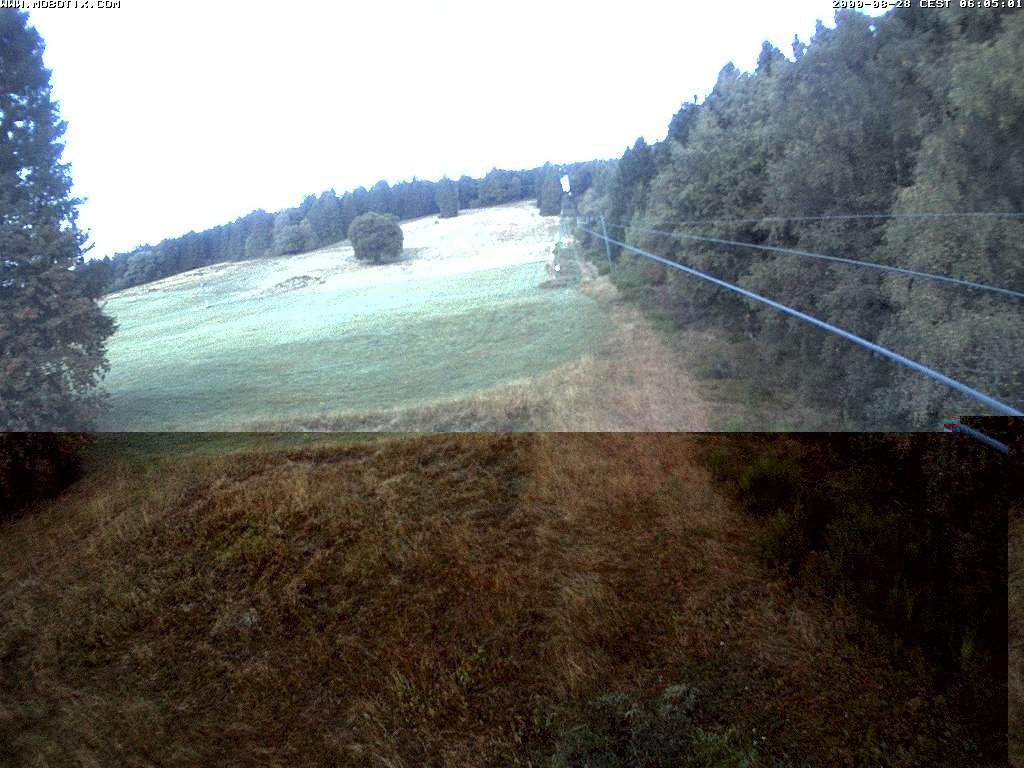 Archiv Foto Webcam Eschenberglifte Niedersfeld Blick auf die Piste