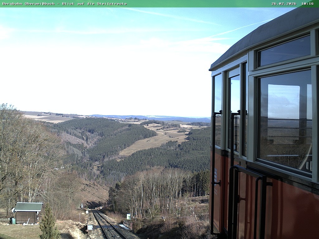 Archived image Webcam Oberweißbach Mountain railway