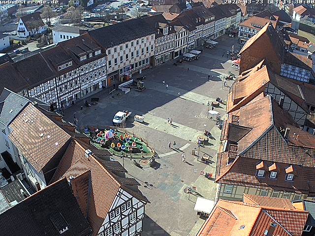 Archiv Foto Webcam Osterode Stadtzentrum