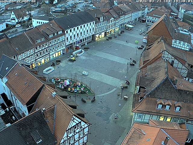 Archiv Foto Webcam Osterode Stadtzentrum