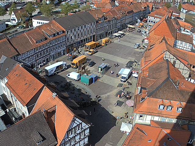 Archiv Foto Webcam Osterode Stadtzentrum